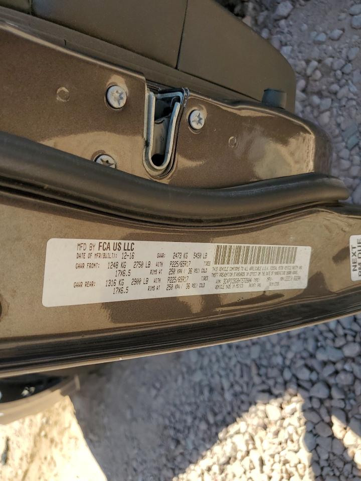 2017 Dodge Journey Sxt VIN: 3C4PDCBG8HT572804 Lot: 67280275