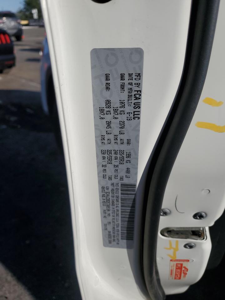 2019 Jeep Compass Latitude VIN: 3C4NJCBB2KT809184 Lot: 66722555