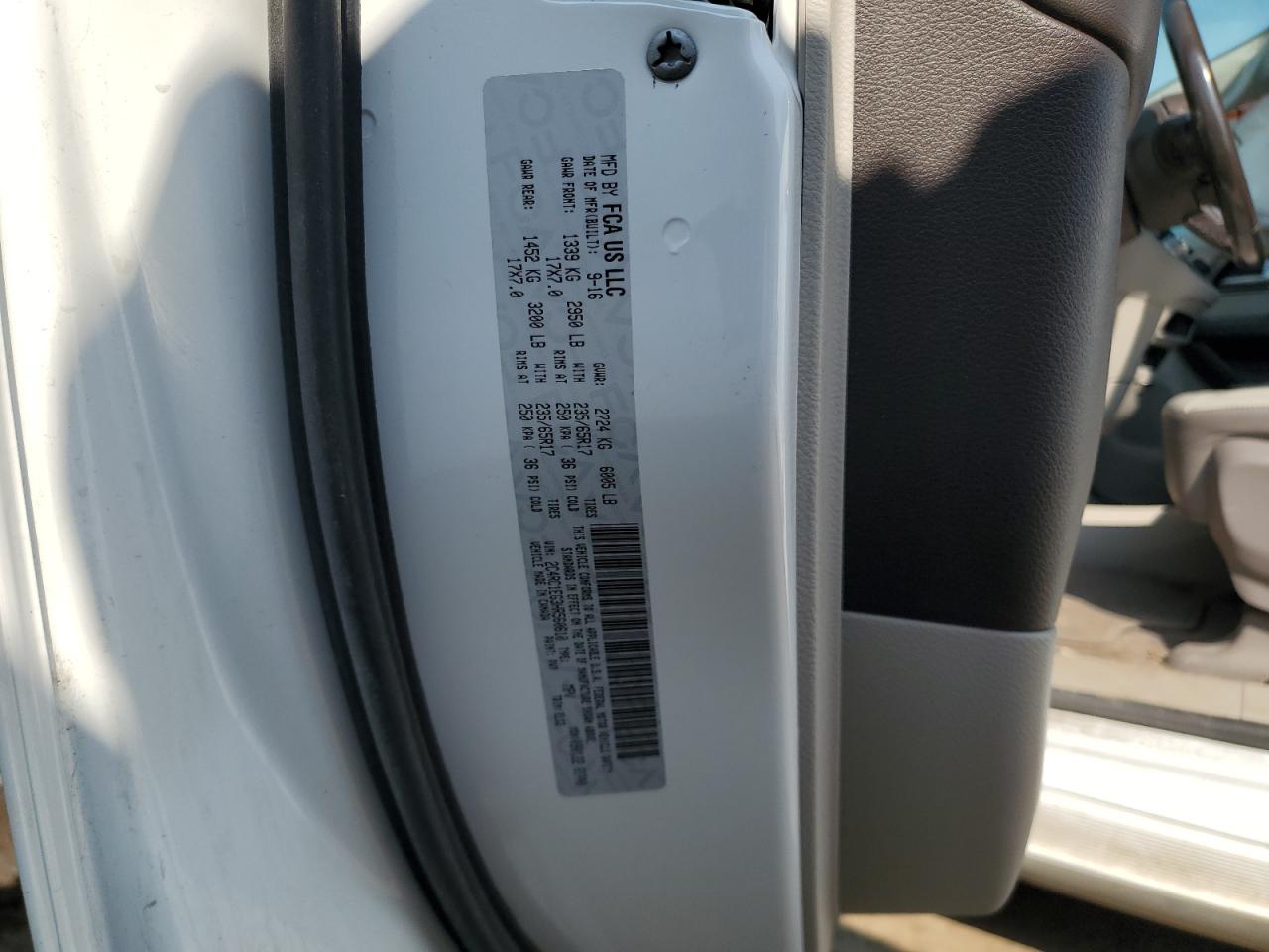 2017 Chrysler Pacifica Touring L Plus VIN: 2C4RC1EG3HR560610 Lot: 66078495