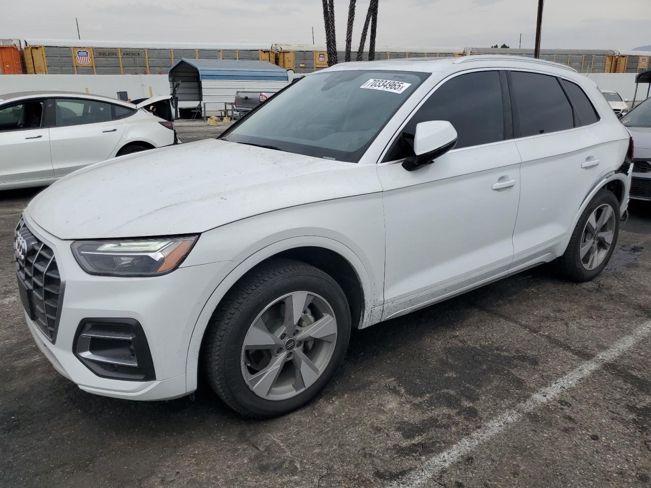 2023 Audi Q5 Premium Plus 40 white null gas WA1BBAFY7P2010054 photo #1