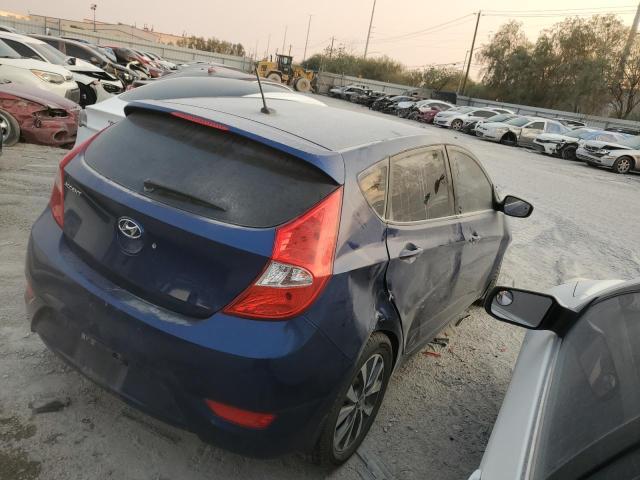 Hatchbacks HYUNDAI ACCENT 2015 Blue