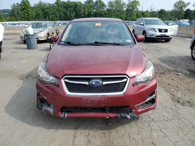  SUBARU IMPREZA 2016 Czerwony