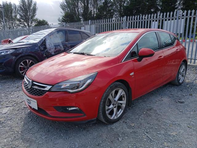 2016 VAUXHALL ASTRA 1.6 CDTI 16V ECOFLEX SRI NAV 5DR for sale at Copart BELFAST
