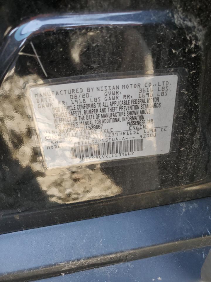 2020 Nissan Kicks Sv VIN: 3N1CP5CVXLL539667 Lot: 68324475