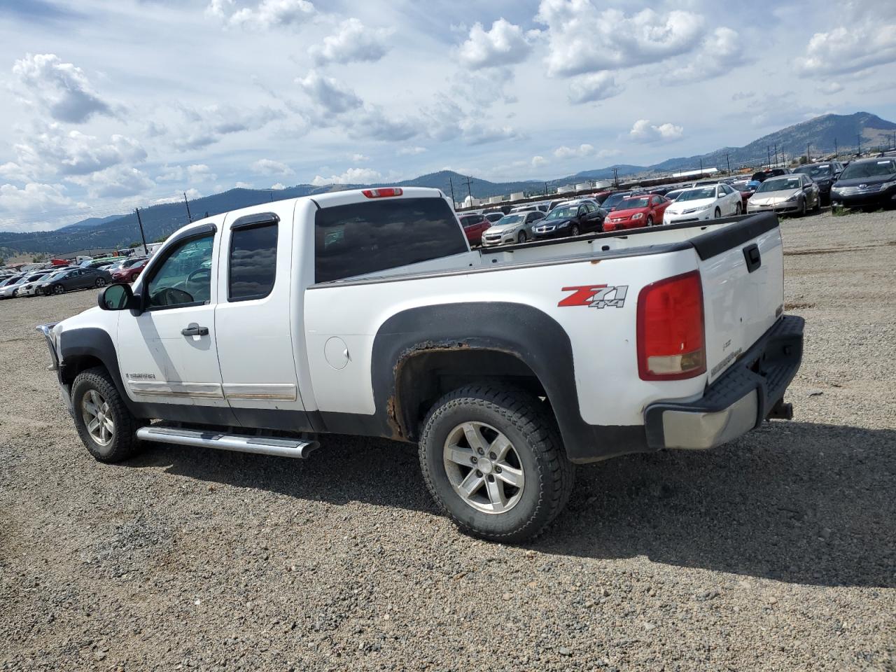2007 GMC New Sierra K1500 white pickup gas 1GTEK19J27Z510843 photo #3