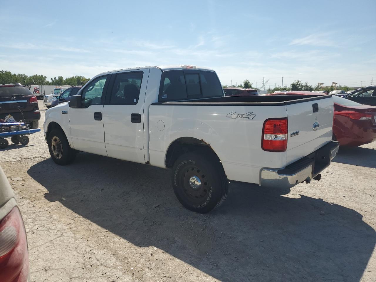 2006 Ford F150 Supercrew white null gas 1FTRW14W96KD94363 photo #3