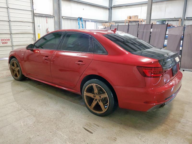  AUDI A4 2018 Czerwony