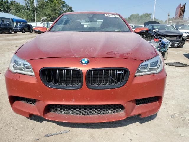 Sedans BMW M5 2014 Czerwony