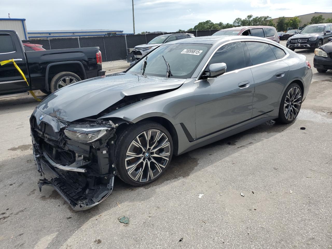 2024 BMW 430I Gran Coupe grey null gas WBA63AV02RFR94920 photo #1
