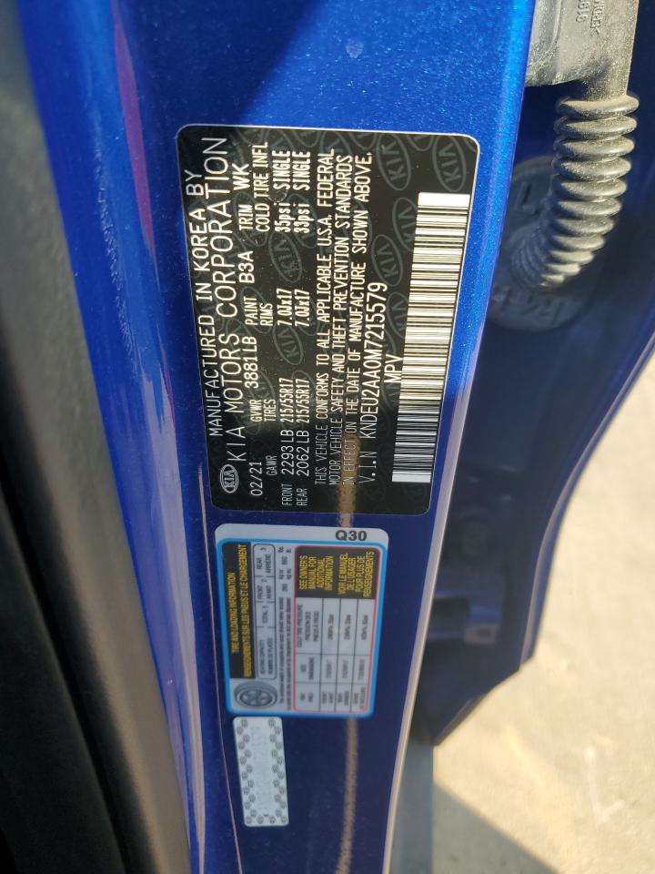 2021 Kia Seltos S VIN: KNDEU2AA0M7215579 Lot: 67827255