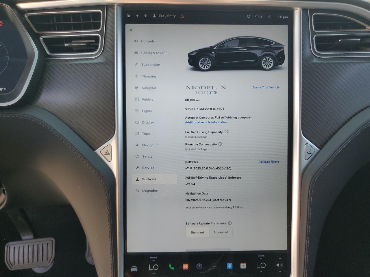 5YJXCAE20HF074604 2017 Tesla Model X