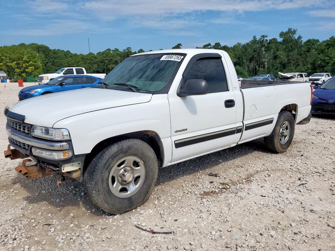 2002 Chevrolet Silverado C1500 white null gas 1GCEC14W32Z284577 photo #1