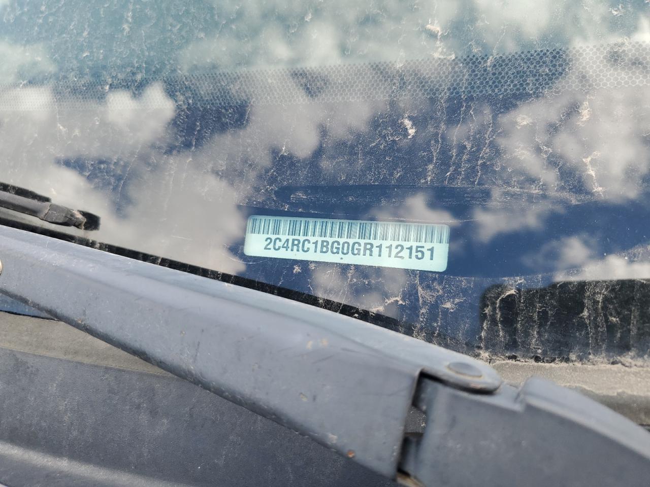 2016 Chrysler Town & Country Touring VIN: 2C4RC1BG0GR112151 Lot: 71000425