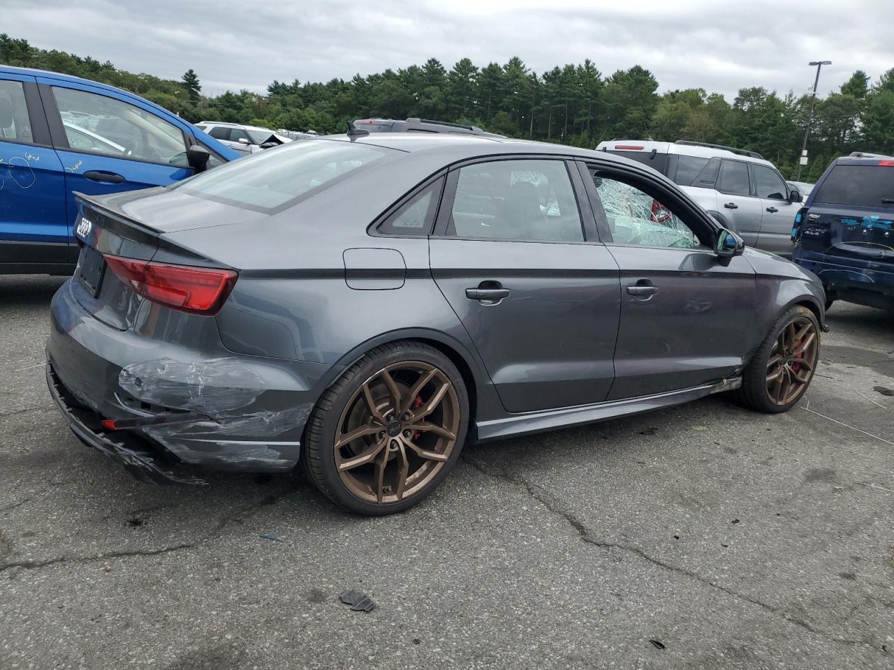 2019 Audi Rs3 grey null gas WUABWGFF0KA905110 photo #4