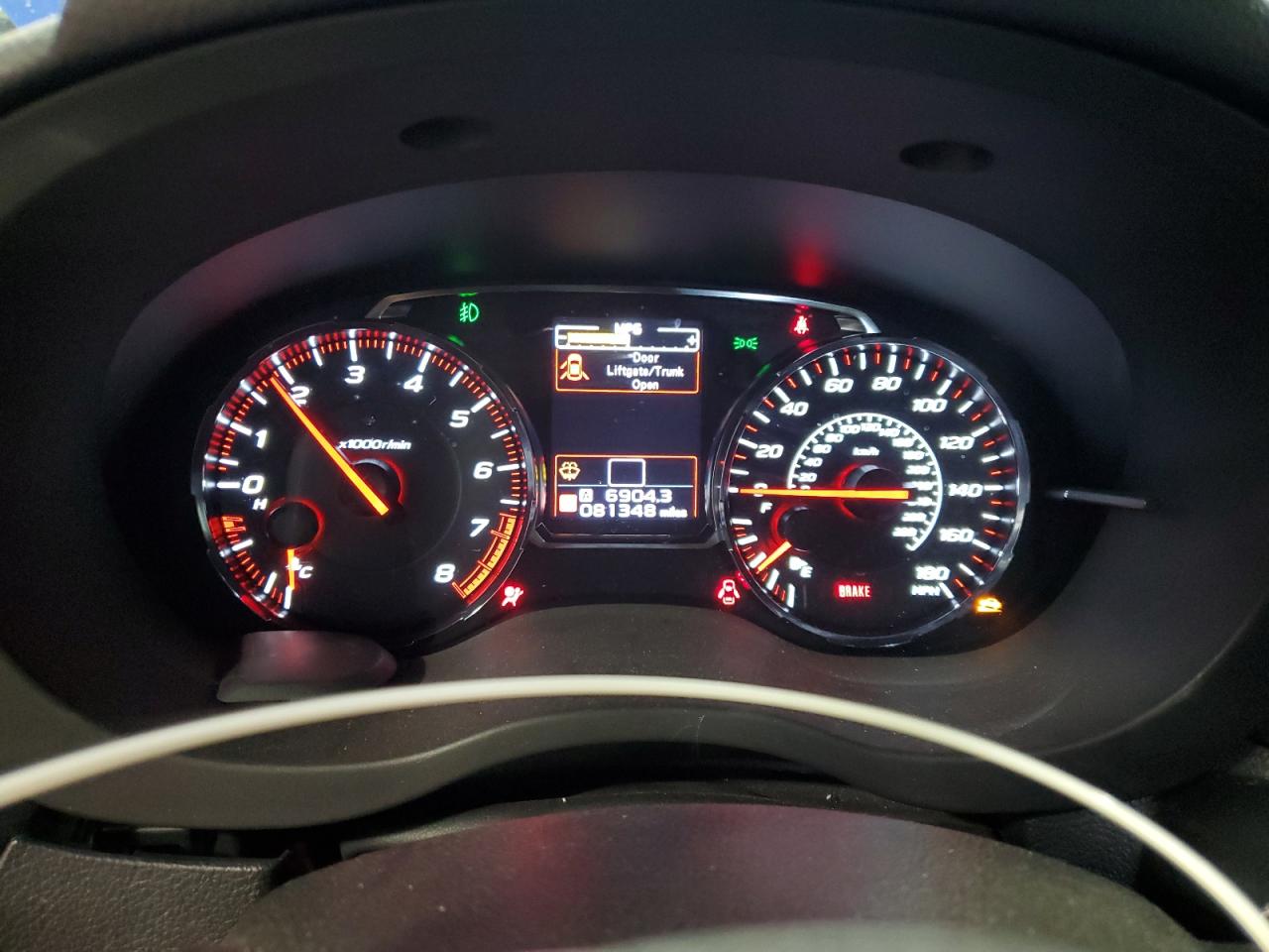 2018 Subaru Wrx Limited VIN: JF1VA1F64J9809833 Lot: 70319955