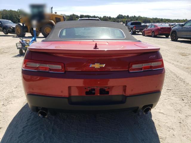  CHEVROLET CAMARO 2015 Red
