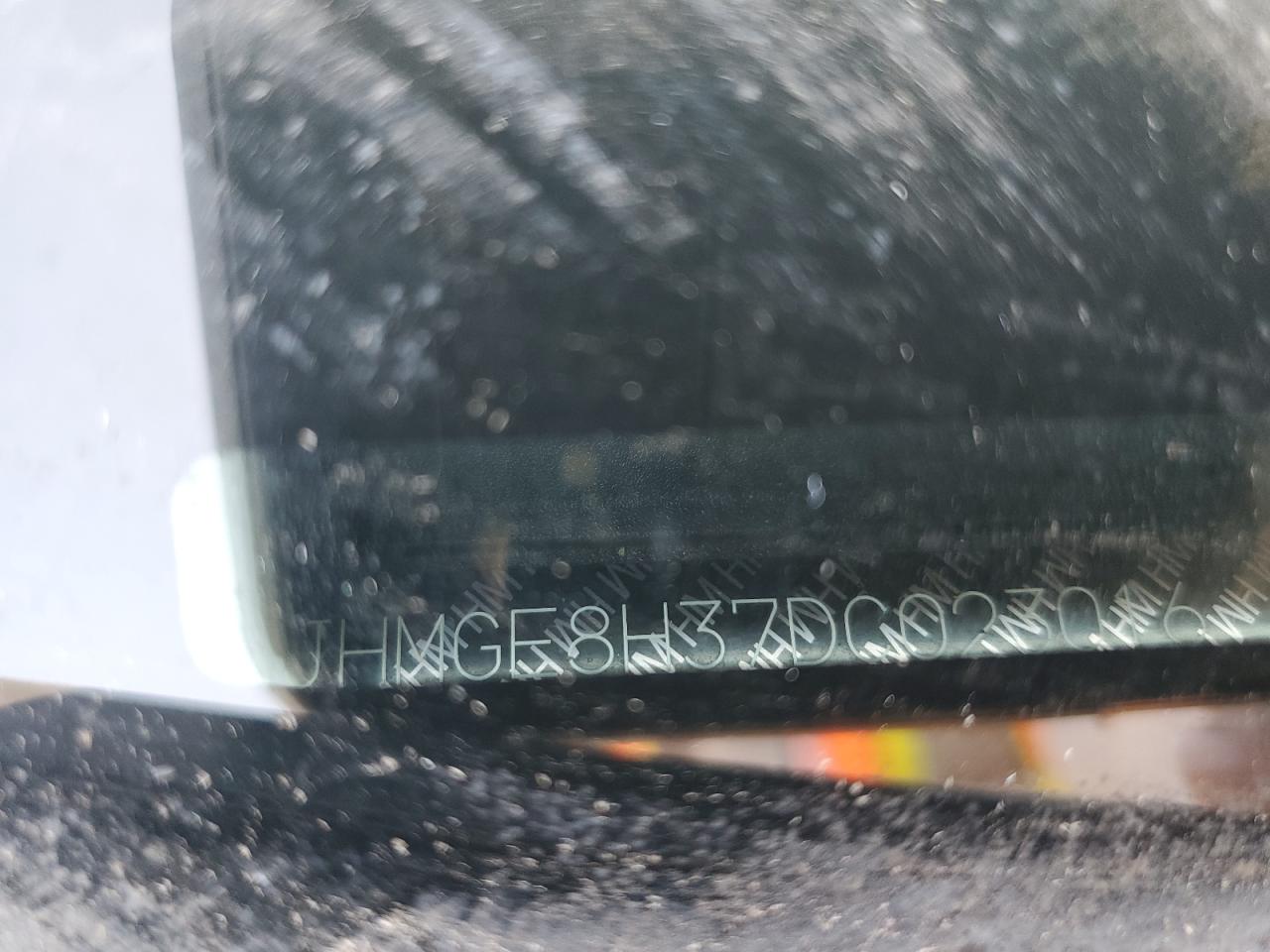 2013 Honda Fit VIN: JHMGE8H37DC023016 Lot: 70481205