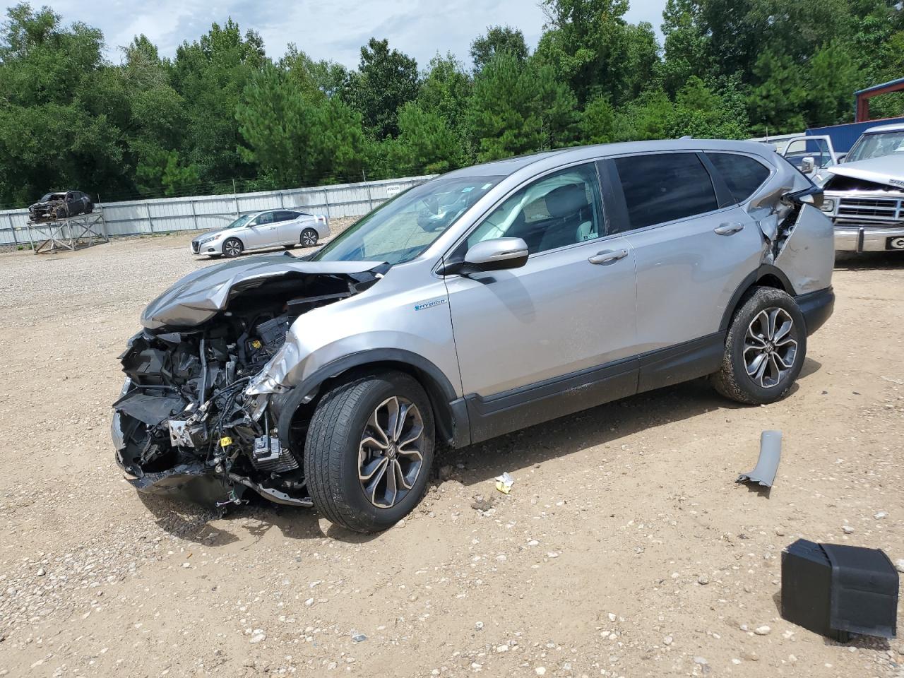 2021 Honda Cr-V Exl silver null hybrid 7FART6H81ME029594 photo #1