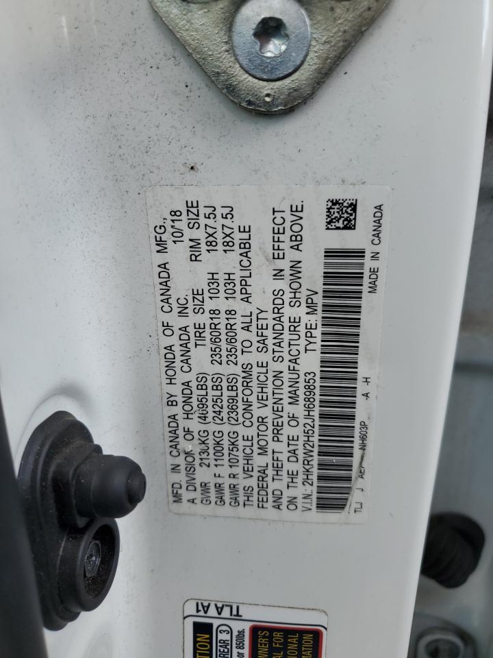 2018 Honda Cr-V Ex VIN: 2HKRW2H52JH689853 Lot: 70248055