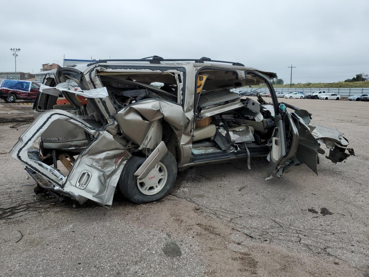 2001 GMC Yukon Xl K1500 grey suv gas 1GKFK16T61J311458 photo #4