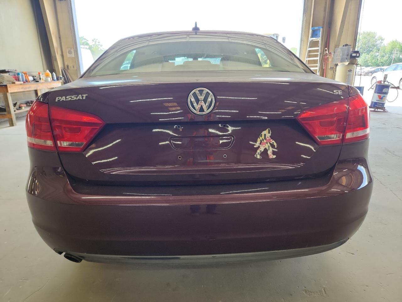 2013 Volkswagen Passat Se VIN: 1VWBP7A31DC035475 Lot: 59276015