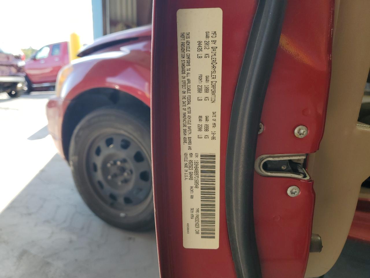 2007 Dodge Caliber Sxt VIN: 1B3HB48B97D160540 Lot: 70994335