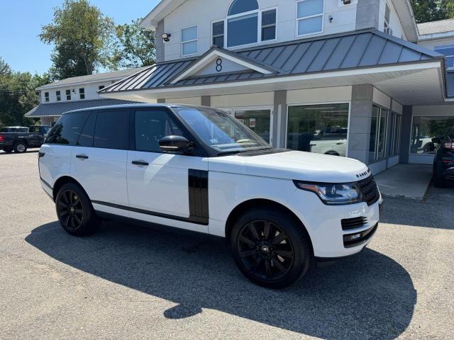 2017 LAND ROVER RANGE ROVER SUPERCHARGED   for sale at Copart MA - NORTH BOSTON