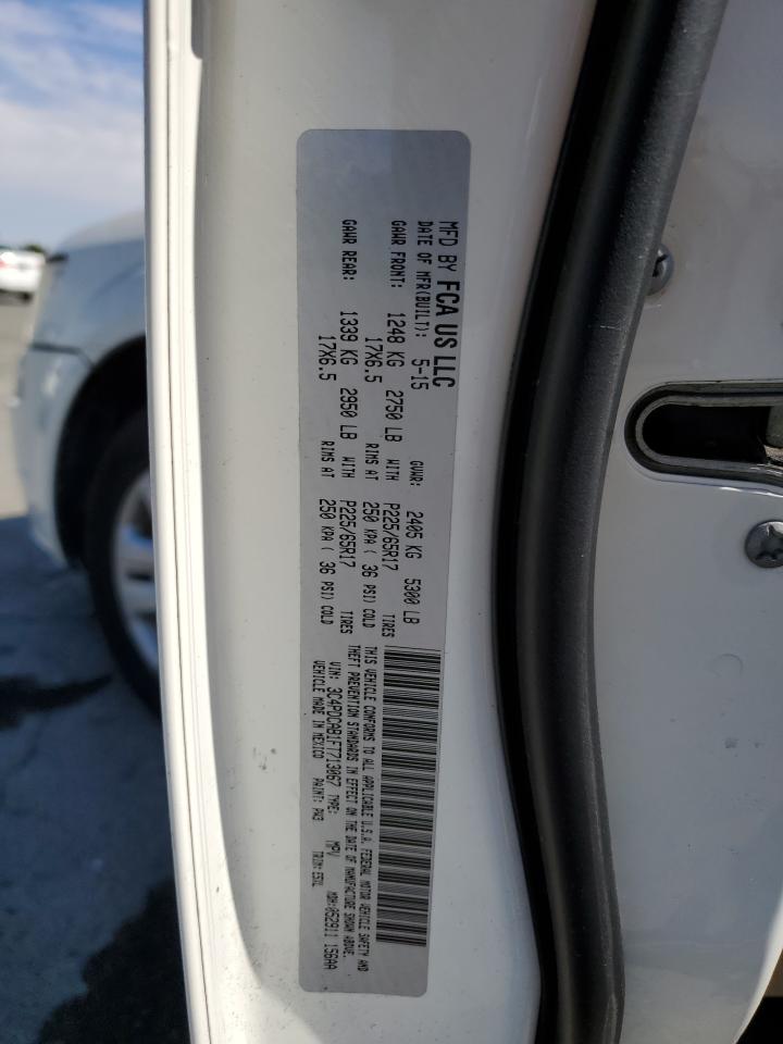 2015 Dodge Journey Se VIN: 3C4PDCAB1FT713067 Lot: 70006285