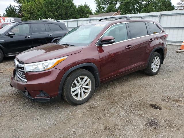 Parquets TOYOTA HIGHLANDER 2016 Maroon