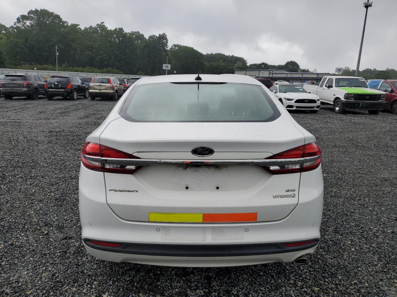 2018 Ford Fusion Se Hybrid VIN: 3FA6P0LU8JR281881 Lot: 54028615