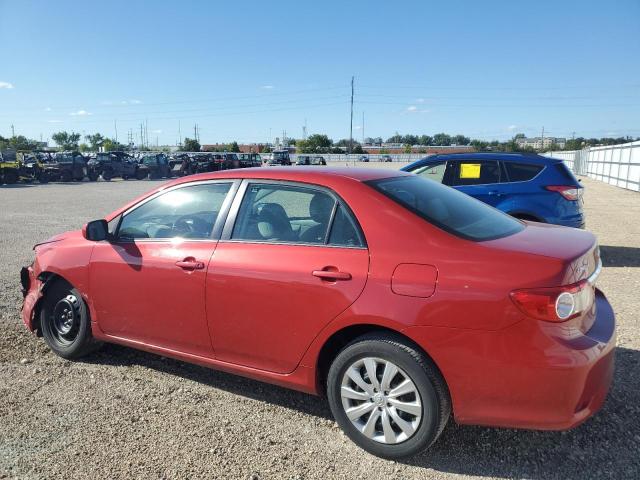  TOYOTA COROLLA 2013 Czerwony