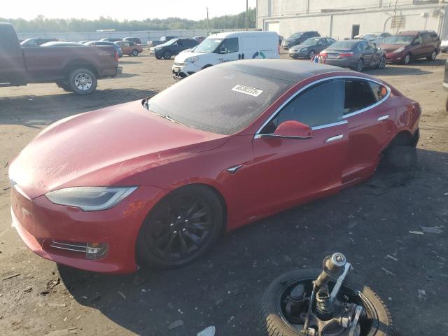  TESLA MODEL S 2017 Czerwony