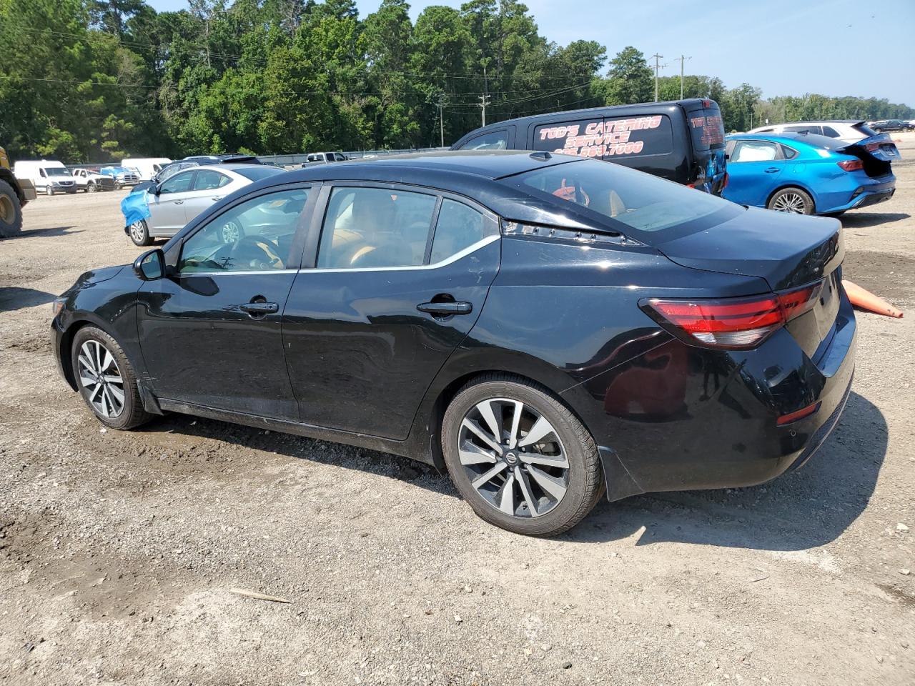 2022 Nissan Sentra Sv black null gas 3N1AB8CV7NY302180 photo #3