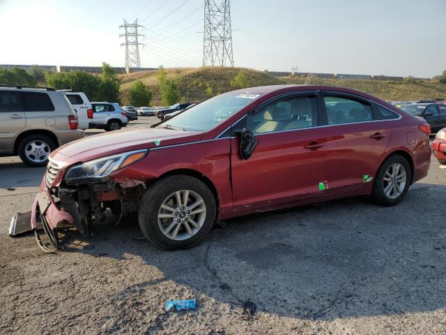  HYUNDAI SONATA 2015 Czerwony