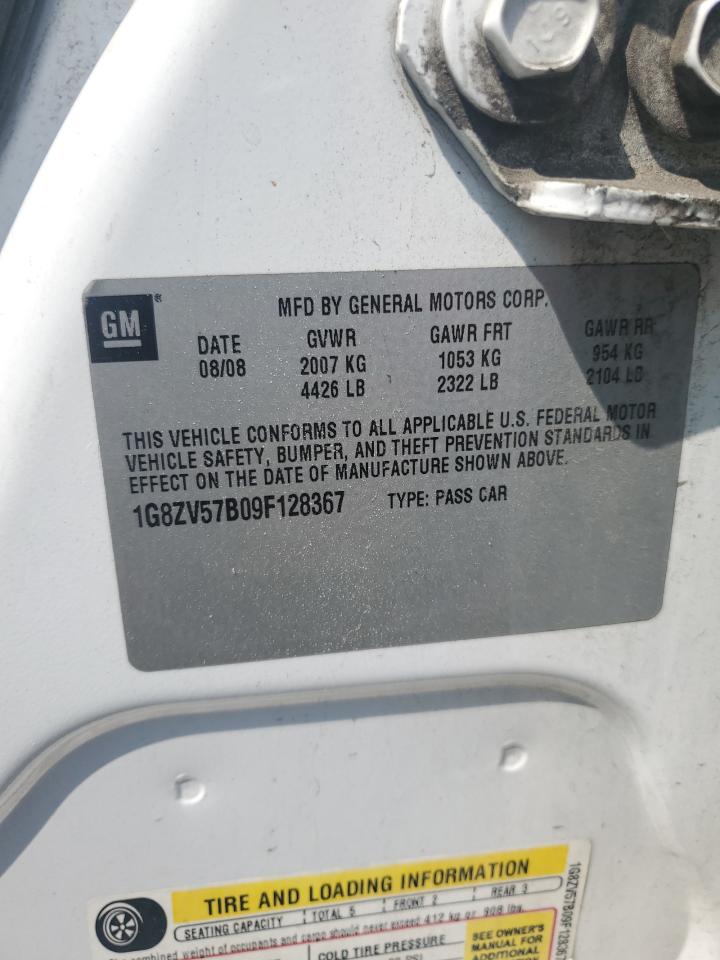 2009 Saturn Aura Xr VIN: 1G8ZV57B09F128367 Lot: 68889865