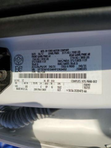 2017 FORD F150 SUPERCREW  