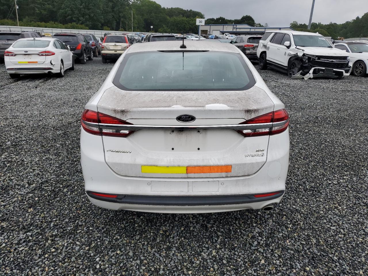 2018 Ford Fusion Se Hybrid VIN: 3FA6P0LU1JR118828 Lot: 54028145