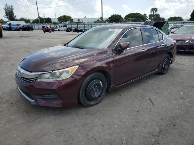 2017 HONDA ACCORD SPORT   for sale at Copart FL - MIAMI CENTRAL
