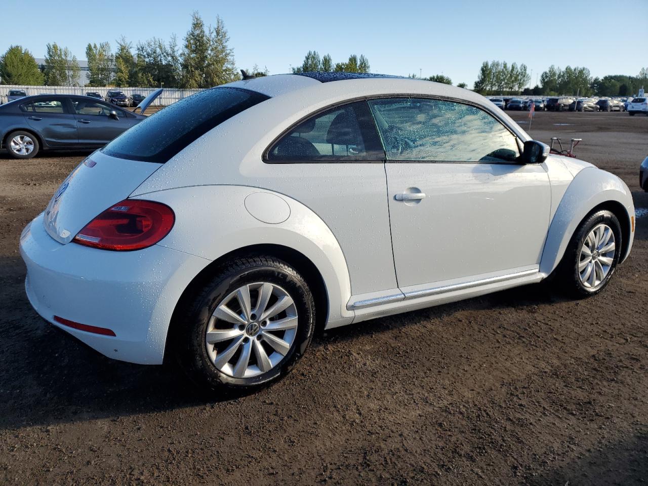 2014 Volkswagen Beetle white hatchback diesel 3VWJL7ATXEM640246 photo #4
