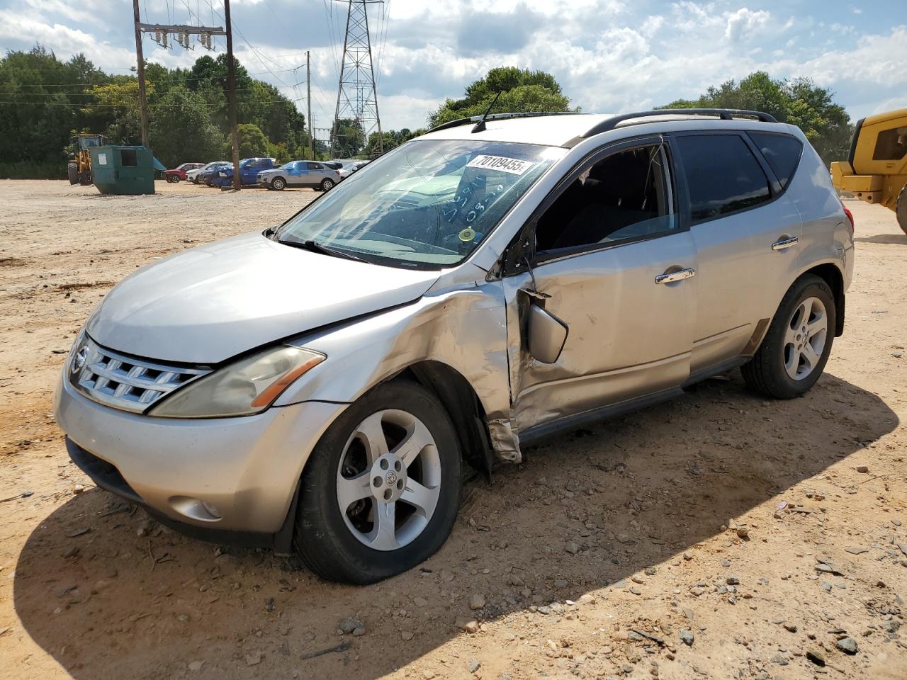 2003 Nissan Murano Sl silver null gas JN8AZ08TX3W110150 photo #1