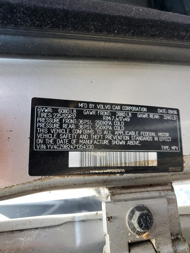 2007 Volvo Xc90 3.2 VIN: YV4CZ982471354330 Lot: 70179895