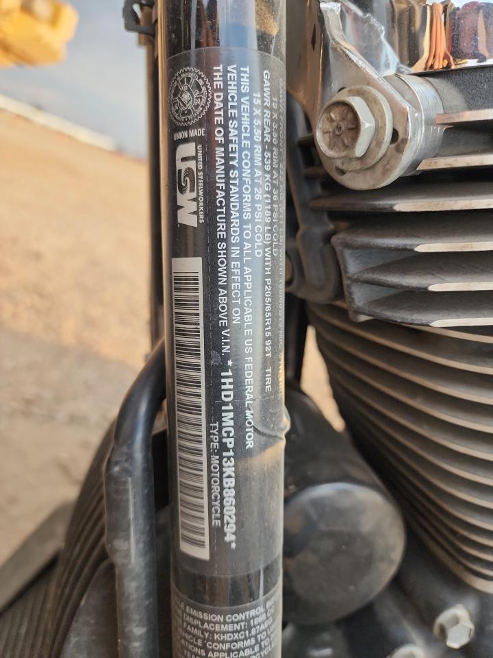 2019 Harley-Davidson Flrt VIN: 1HD1MCP13KB860294 Lot: 69119195