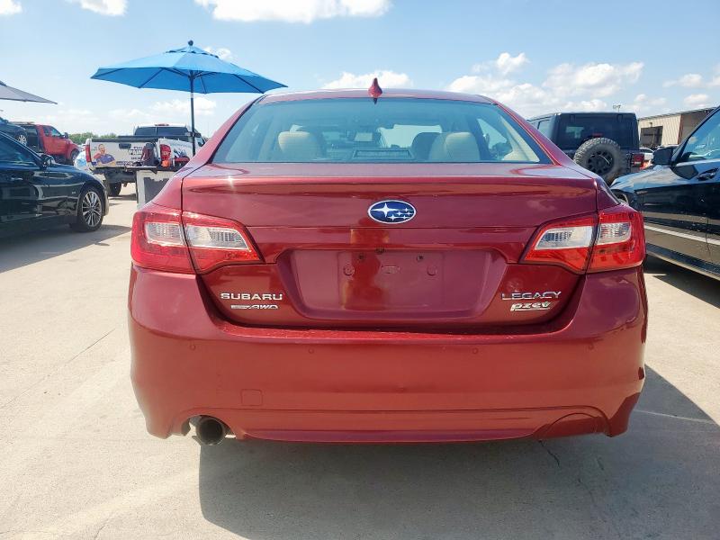  SUBARU LEGACY 2017 Red