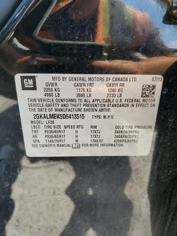 2GKALMEK5D6413515 2013 GMC Terrain Sle