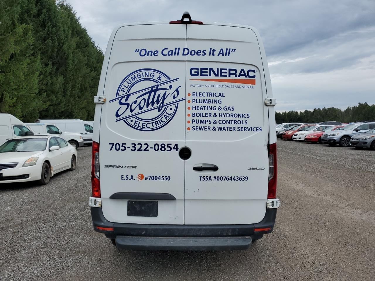 2021 Mercedes-Benz Sprinter 2500 VIN: W1Y4DBHY6MT046654 Lot: 68299825
