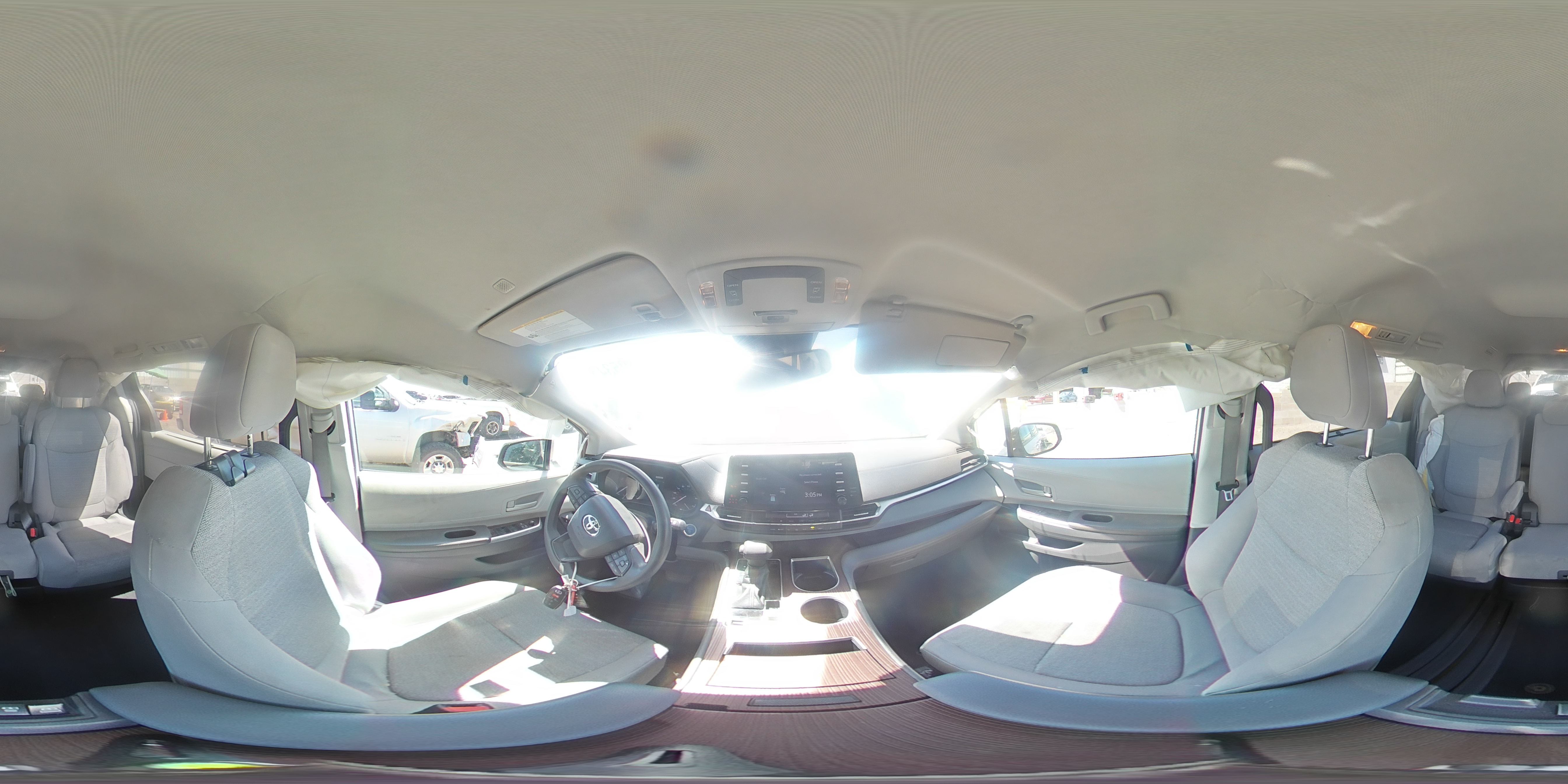 2022 Toyota Sienna Le VIN: 5TDKRKEC2NS117967 Lot: 67005345