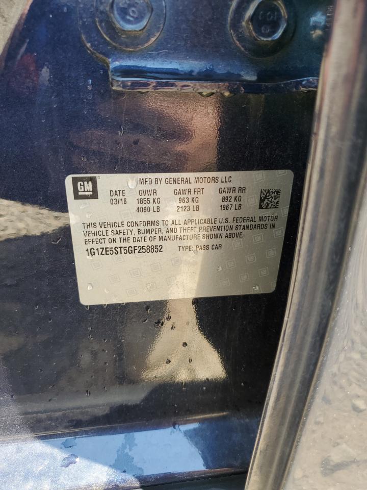 1G1ZE5ST5GF258852 2016 Chevrolet Malibu Lt