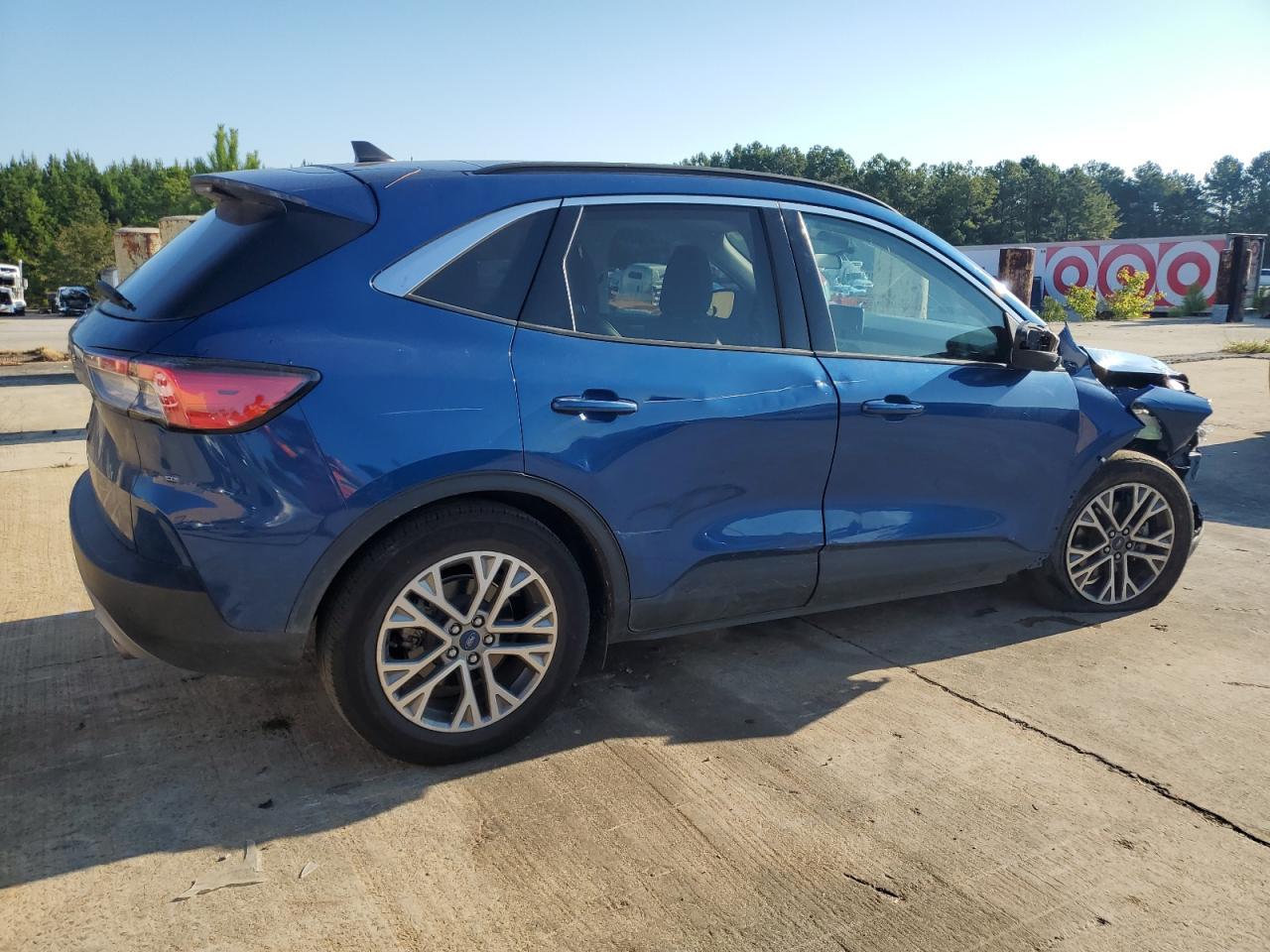 2022 Ford Escape Sel blue null gas 1FMCU0H64NUB92061 photo #4