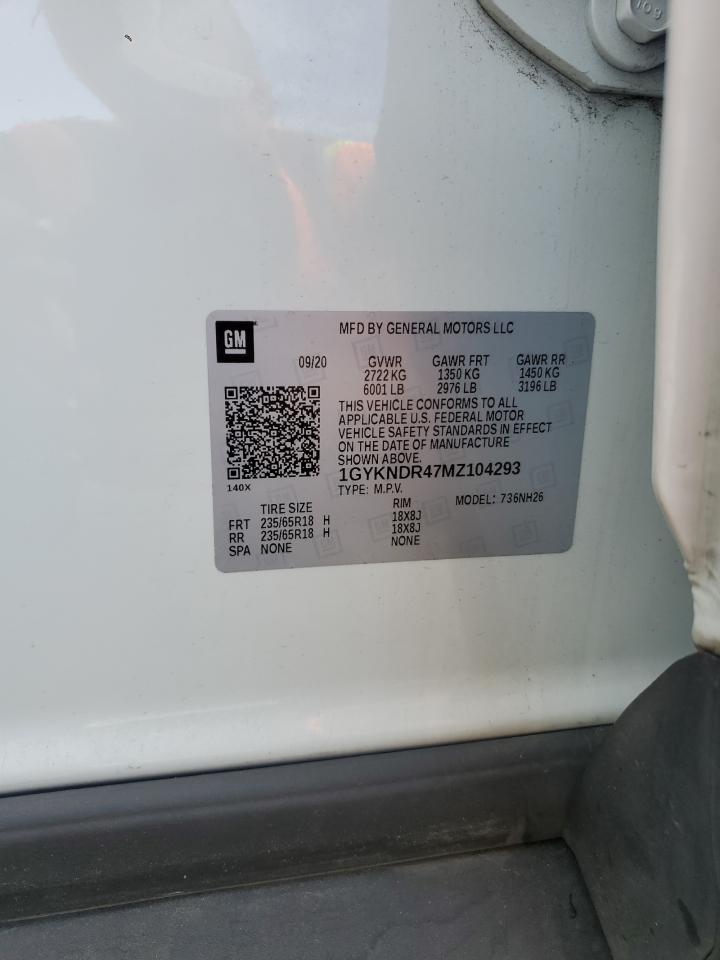 2021 Cadillac Xt5 Premium Luxury VIN: 1GYKNDR47MZ104293 Lot: 69112385