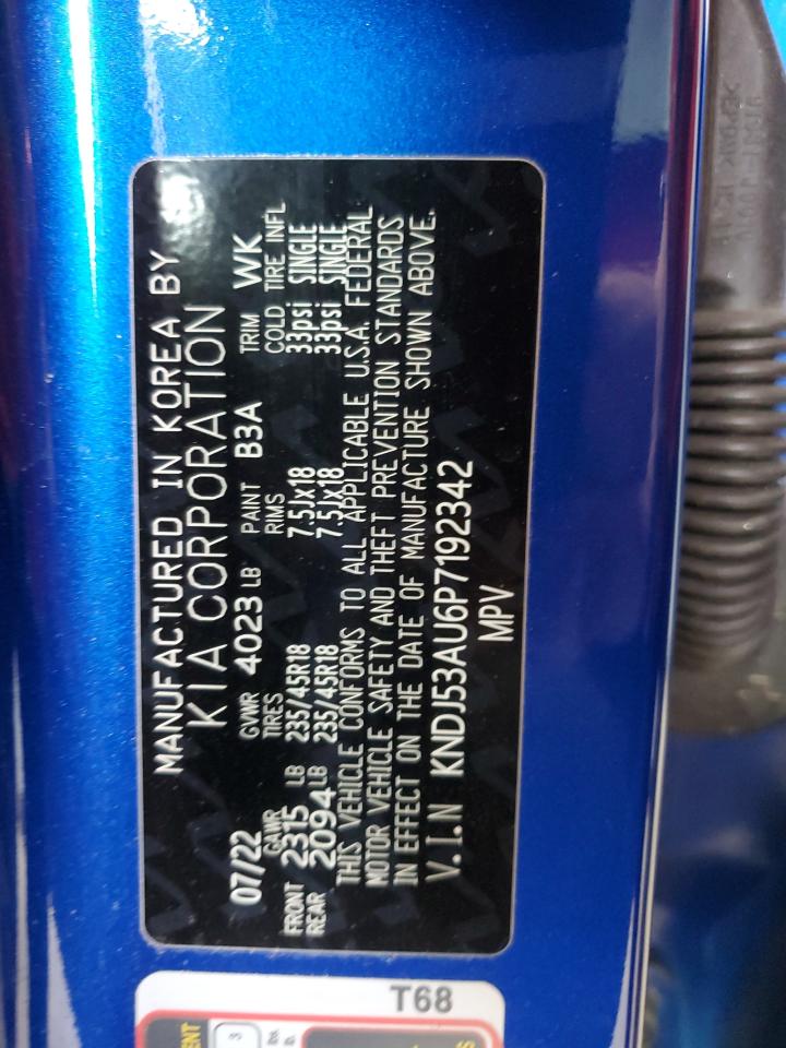 2023 Kia Soul Gt Line VIN: KNDJ53AU6P7192342 Lot: 70579745